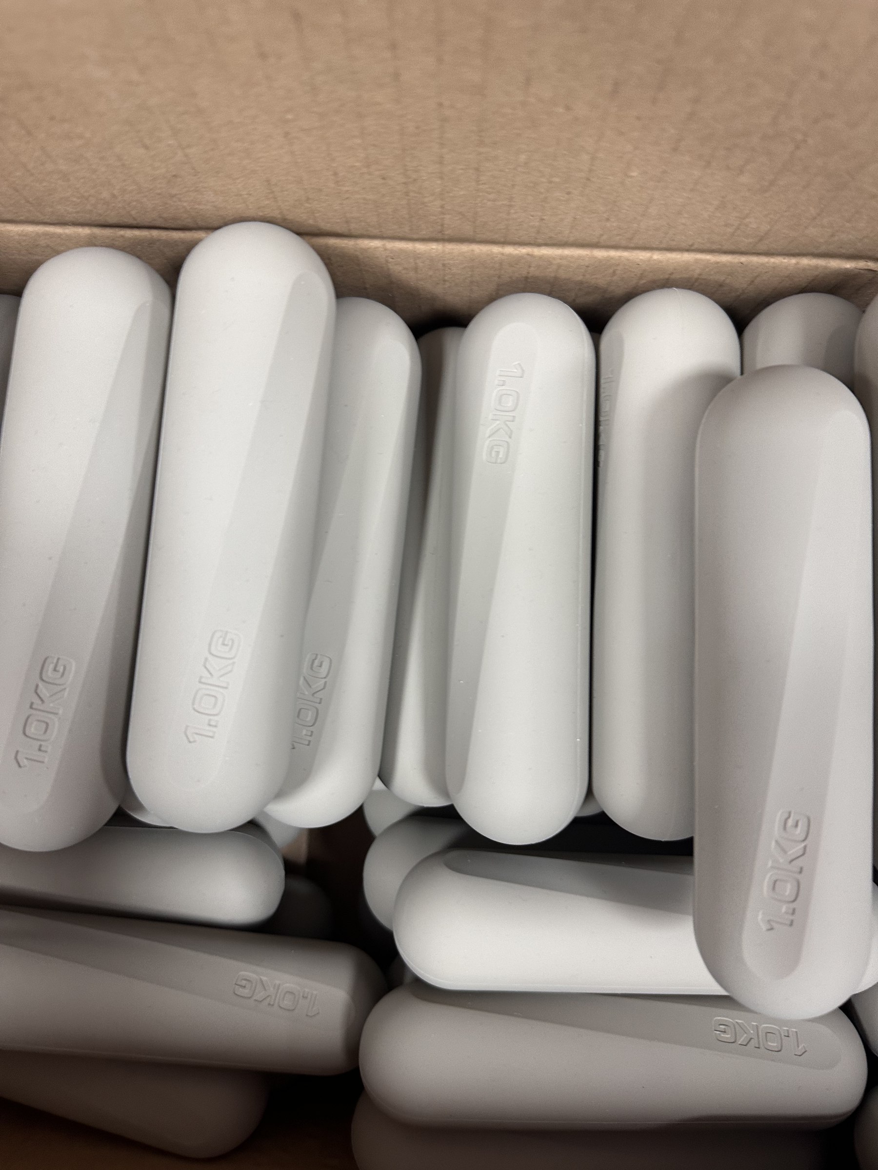 Style B rounded silicone dumbbells