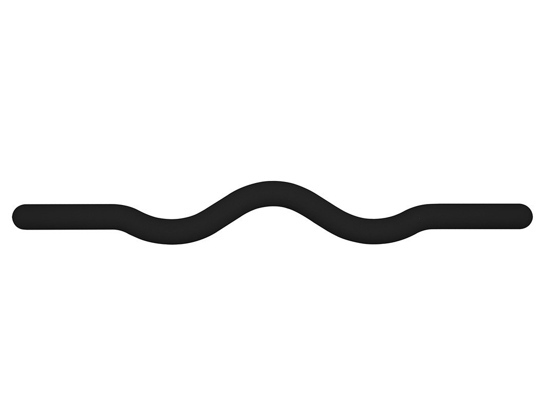 Black silicone weighted bar