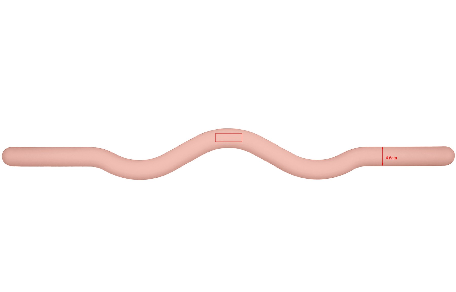 Coral silicone weighted bar