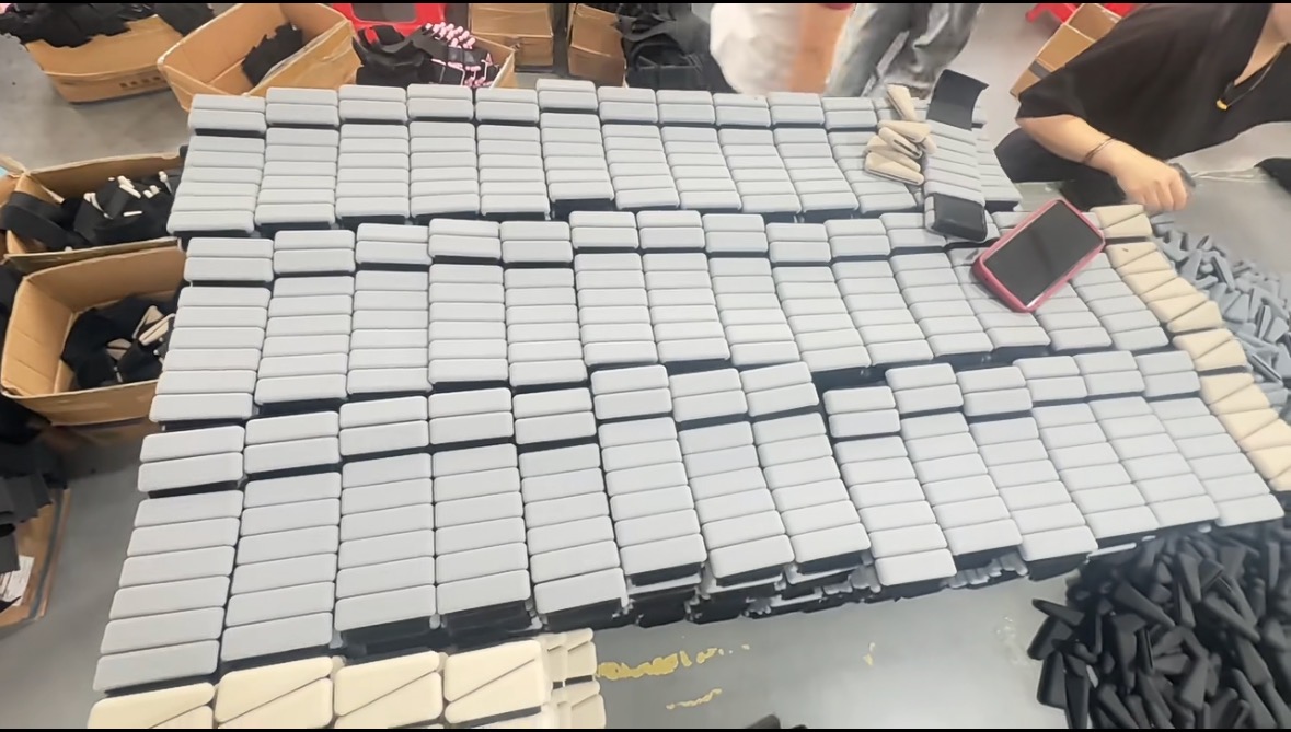 silicone wrist weights assembly and inspection process