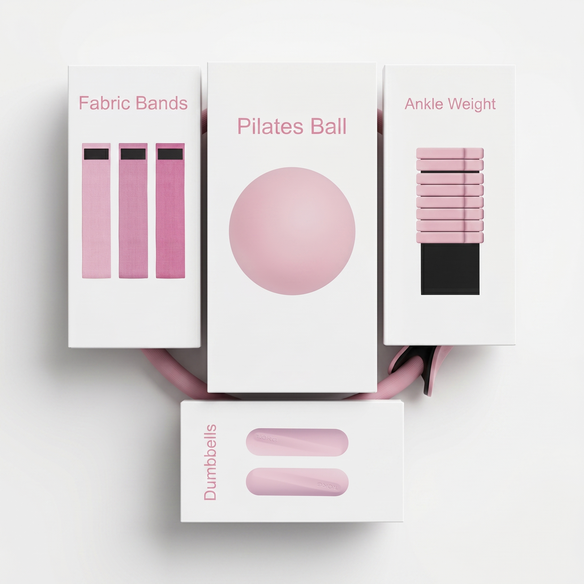 gift box packaging for private label Pilates and fitness products