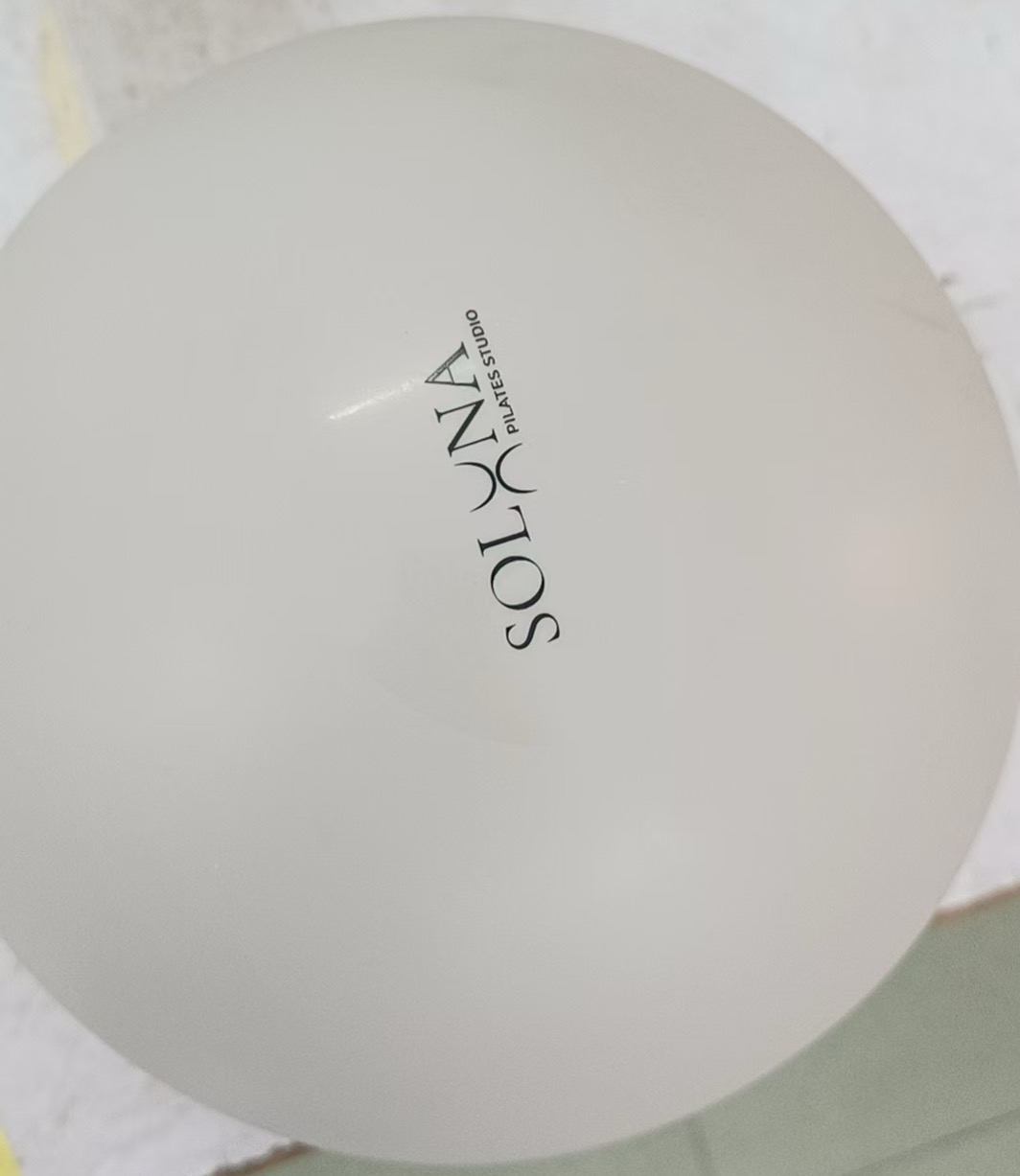Sticker logo option for Pilates ball