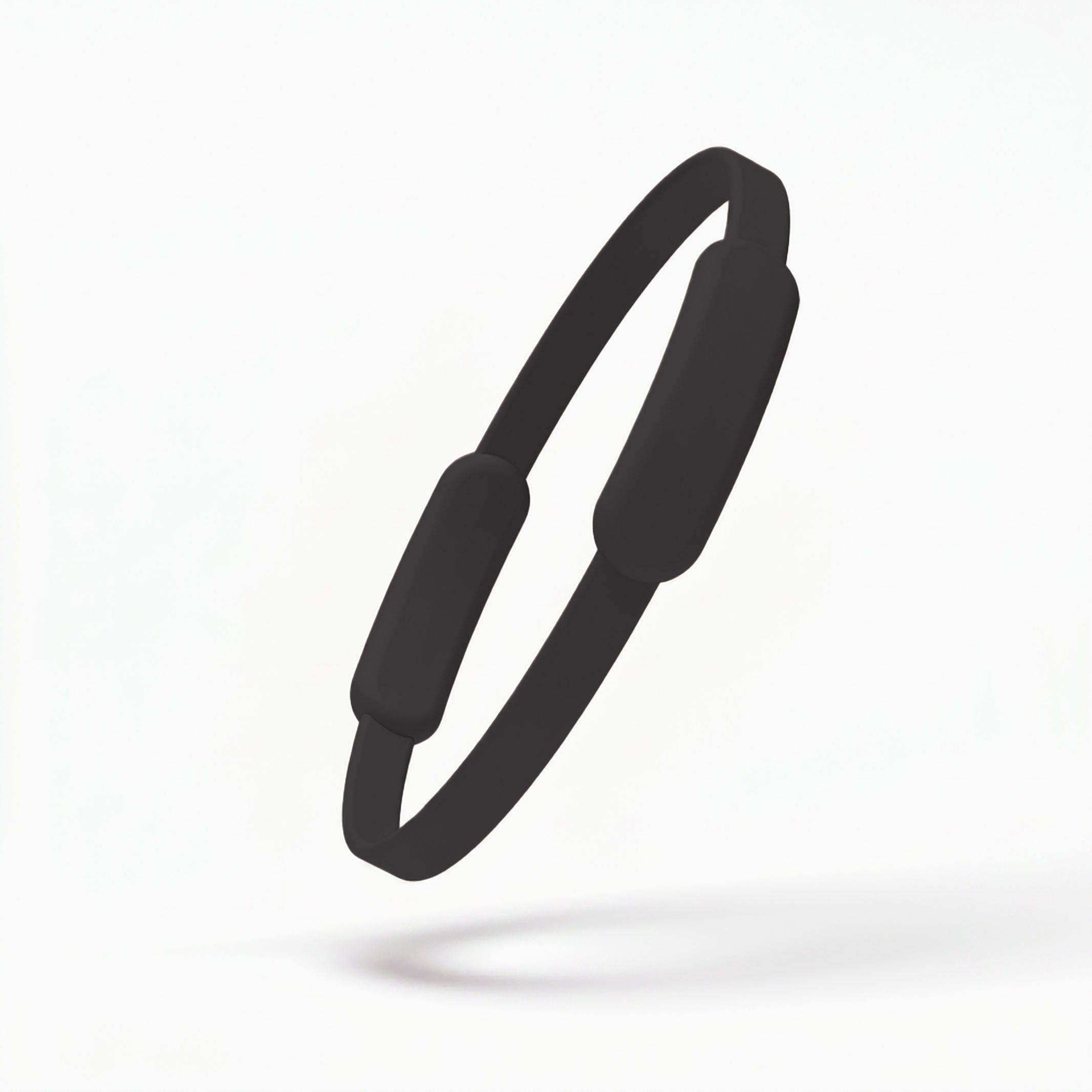 Black silicone Pilates ring