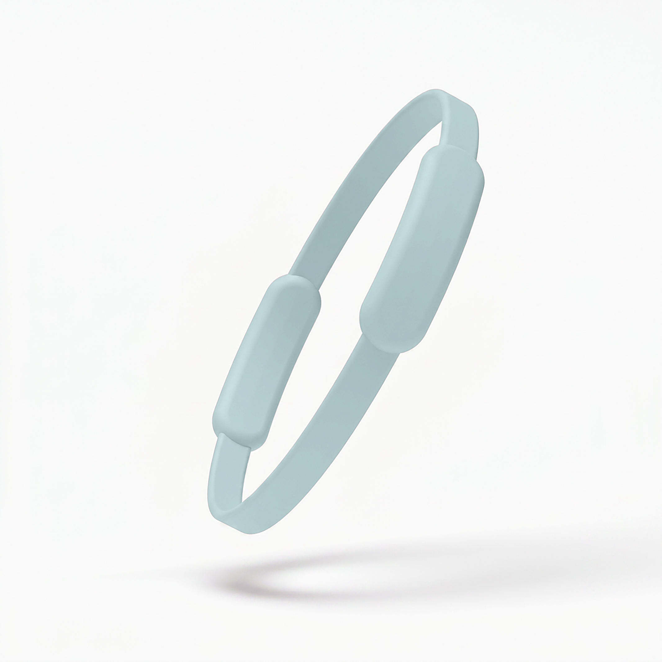 Gray-green silicone Pilates ring