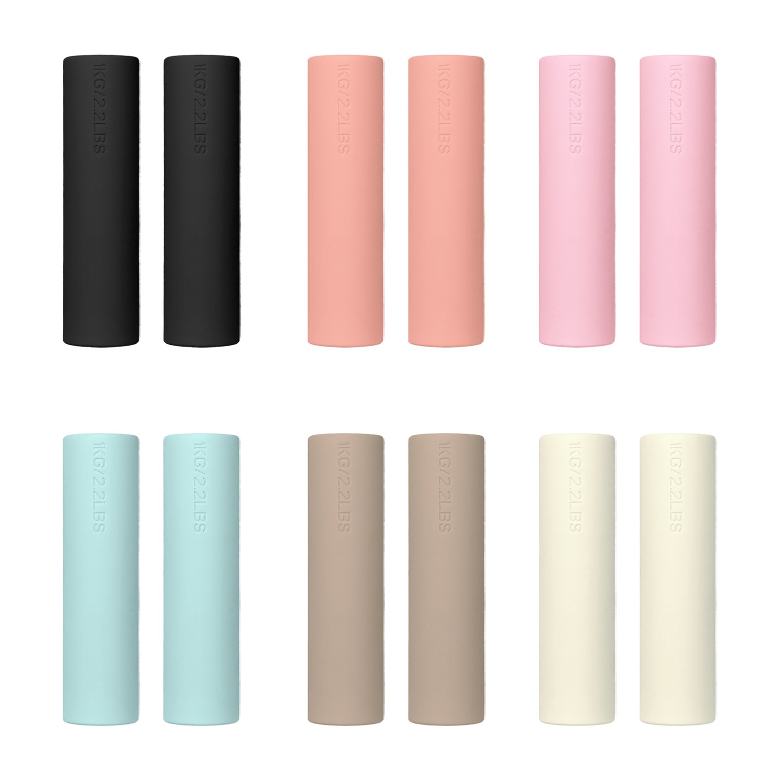 Flat-End Silicone Dumbbells Pilates Training
